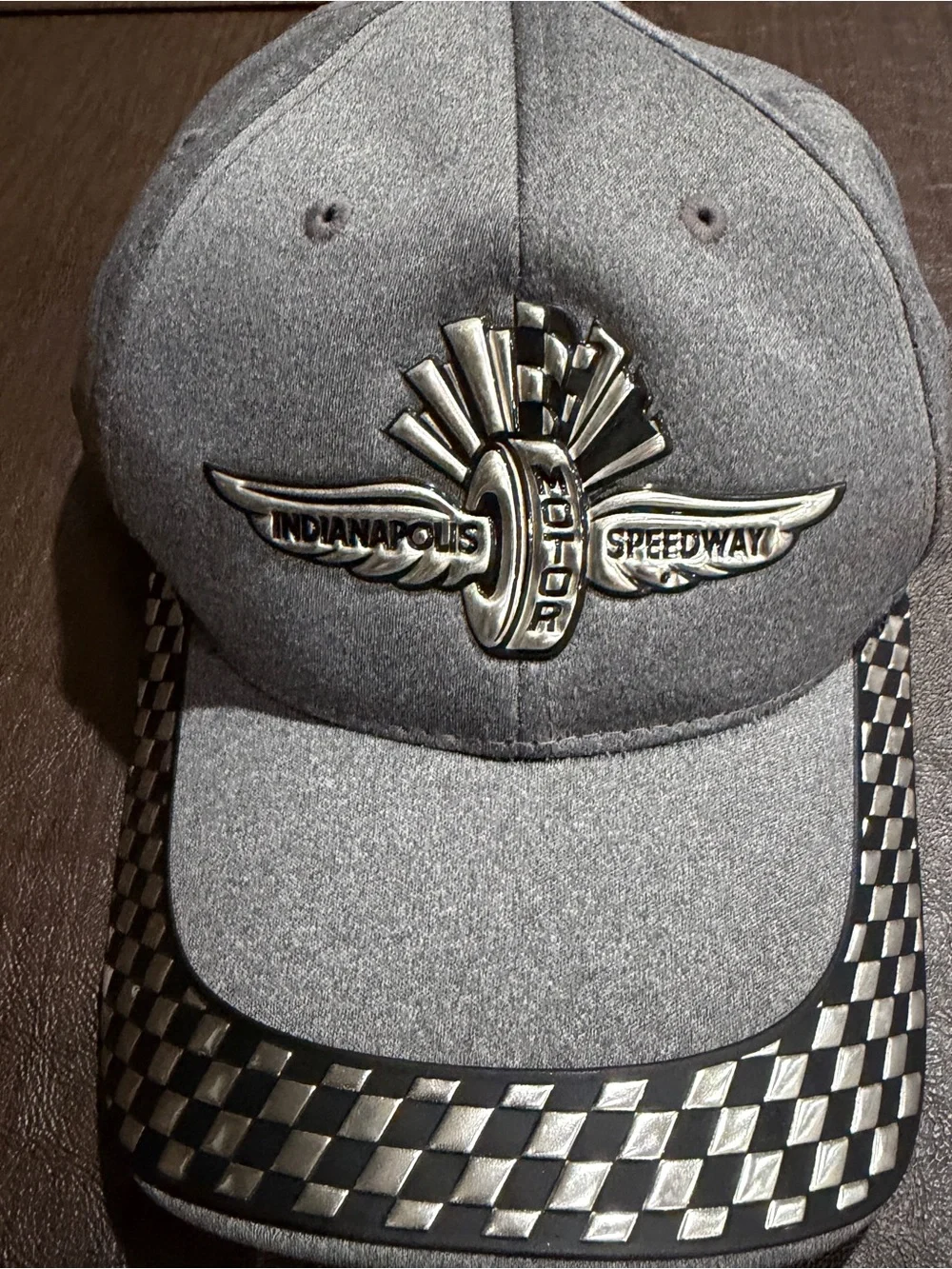 Indianapolis Speedway Patch Baseball Cap - Gray with Silver Accents